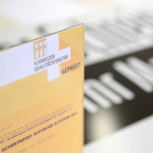 Verbände und Zertifikate des Schreiner Unternehmen im Seeland Schreinerei Schwab Ins